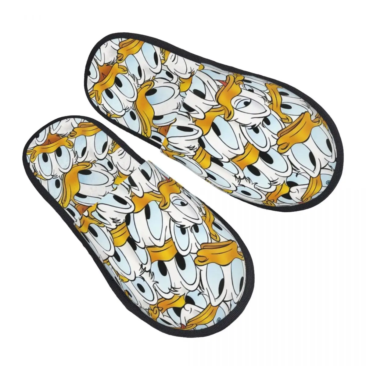 

Изготовленные на заказ тапочки из пены с эффектом памяти «Дональд Дак», женские мягкие теплые домашние тапочки