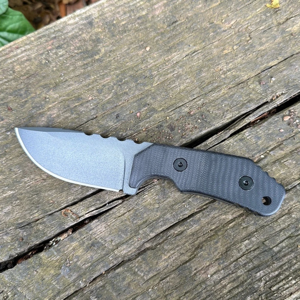 

BK Rhino Portable Small Straight Knife 8cr13mov Blade G10 Handle EDC Outdoor Adventure Hunting Multi-Tool Jungle Camping Knives