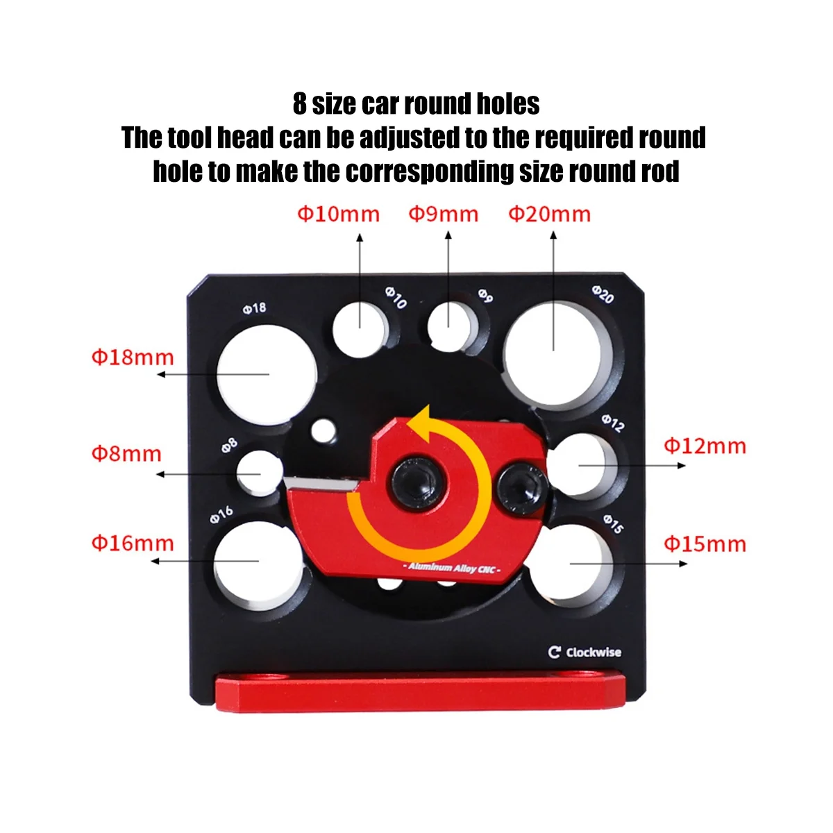 Adjustable Dowel Maker Jig 8Mm-20Mm with Carbide Blades Woodworking Electric Drill Milling Dowel Auxiliary Tool