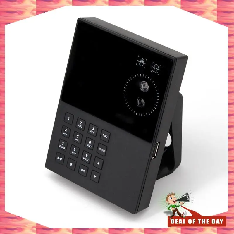 Mesin Absensi T500 Pengenal Wajah Sidik Jari, Pengiriman 24 Jam, Fungsi Admin, Login dengan Kartu dan Kata Sandi