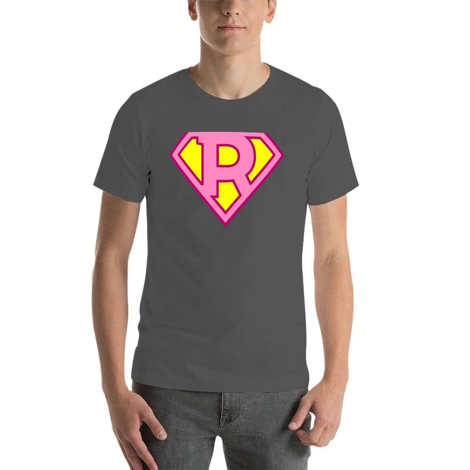 تي شيرت Letter R Super Letter Vol.2 تي شيرت رجالي للرجال تي شيرت جرافيك