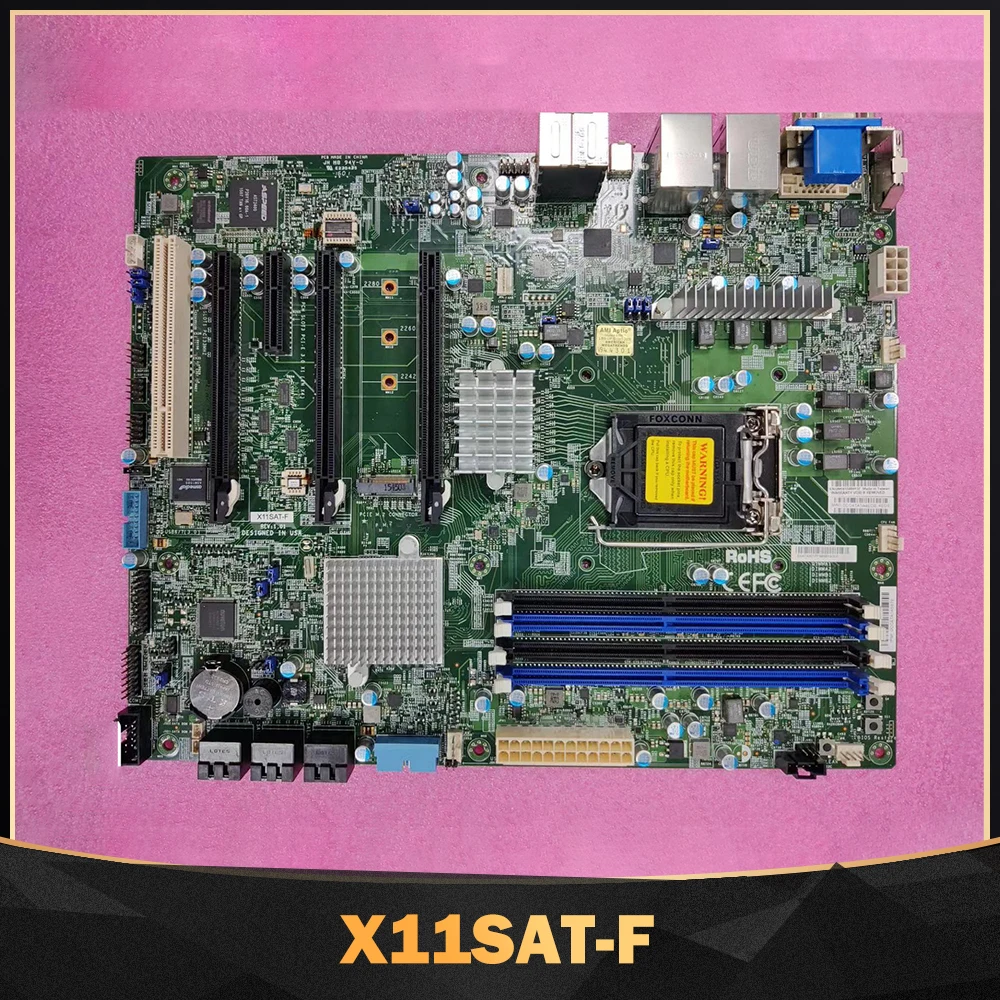 Motherboard E3-1200 v5/v6 6th/7th Gen Core i7/i5/i3 Series DDR4 LGA1151 For Supermicro X11SAT-F