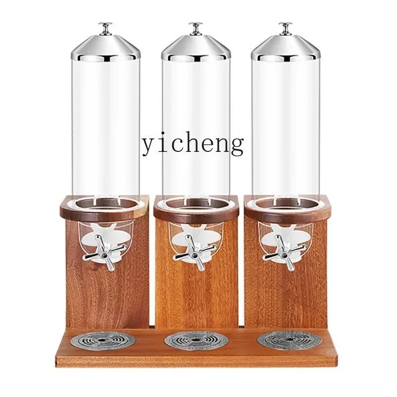 Macchina per la distribuzione dei cereali della macchina per trucioli di grano in legno massello per caffetteria Distributore di cereali Macchina per trucioli di grano