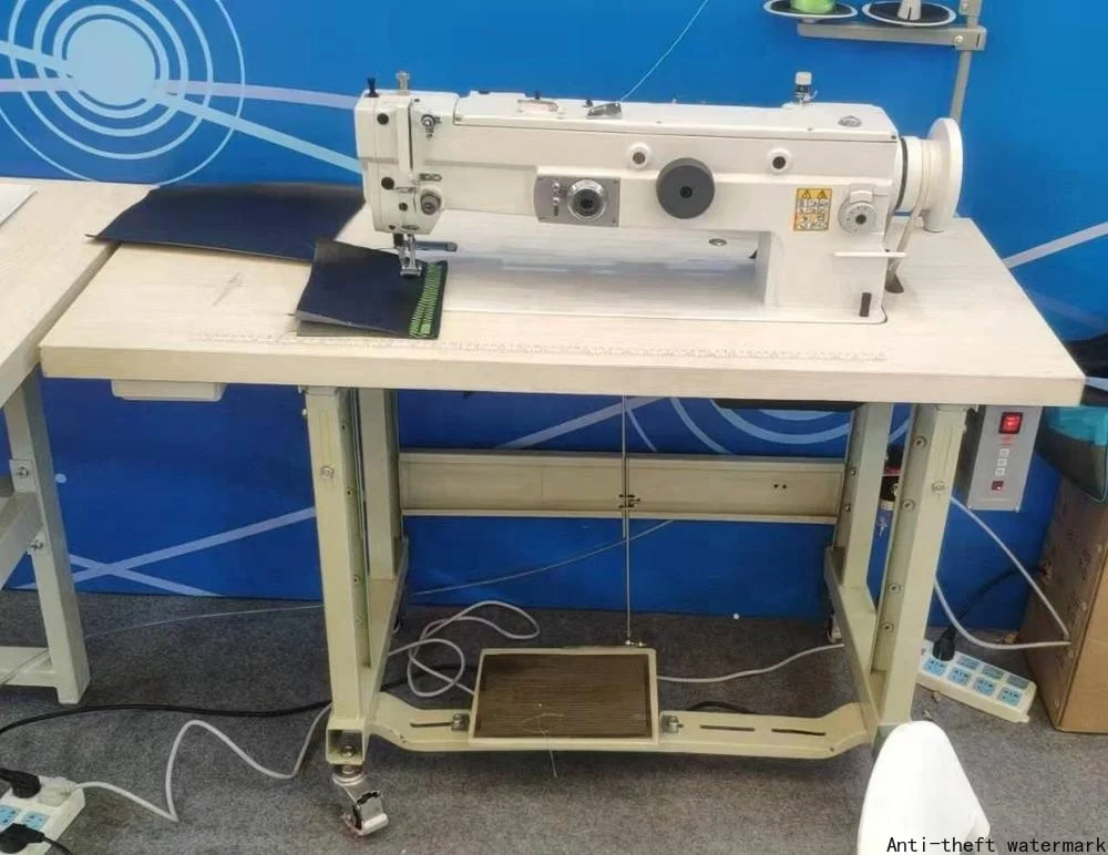 2026 Hot 3-Step 4-Point Industrial Heavy Zigzag Sewing Machine, Thickened Synchronous Presser Foot, Long Arm Sewing Machine