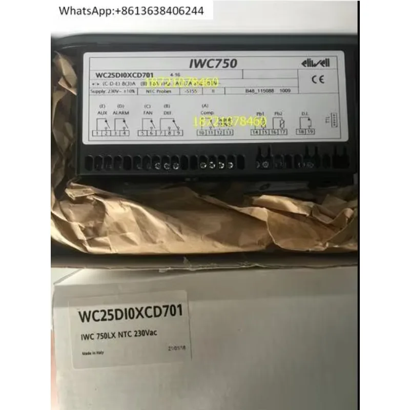 750LX, IWC750 Thermostat, Copy Card, Cabinet Controller