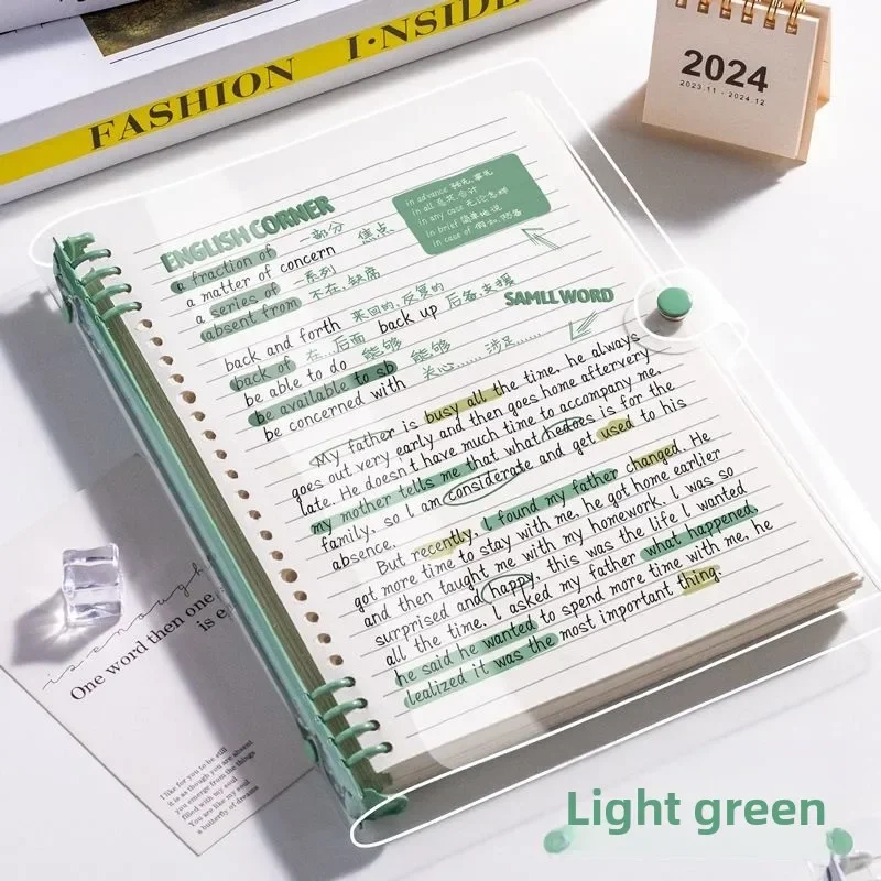 

Простой дизайн, 120 страниц, A5, свободный спиральный блокнот со съемной катушкой, водонепроницаемые школьные принадлежности из ПВХ, тетради для студентов2028