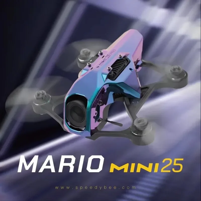 طائرة بدون طيار SpeedyBee Mario Mini25 O4 FPV، وحدة هوائية مدمجة ELRS 2.4G وO4 مع AT32F435 MCU لأدوات السباق RC الحر #6