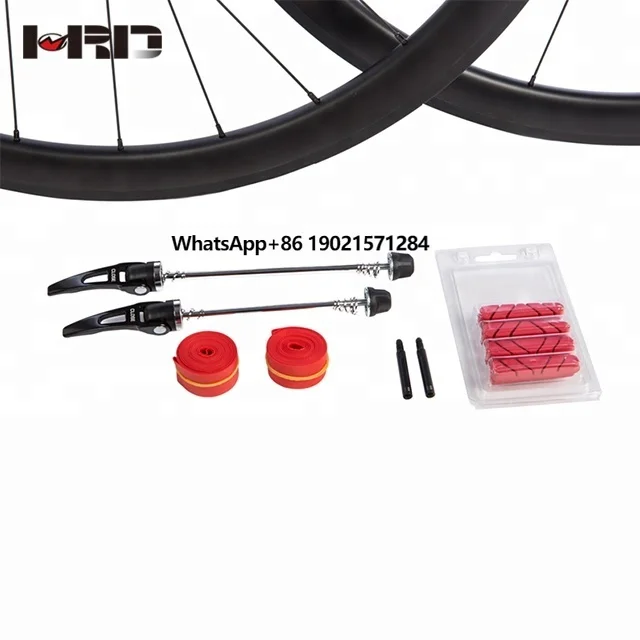 

Hot Sale HRD036T 38MM Clincher Rim 28mm aero Sapim Cx-ray Spokes Road Bike Customized Carbon Fiber Bicycle Wheels