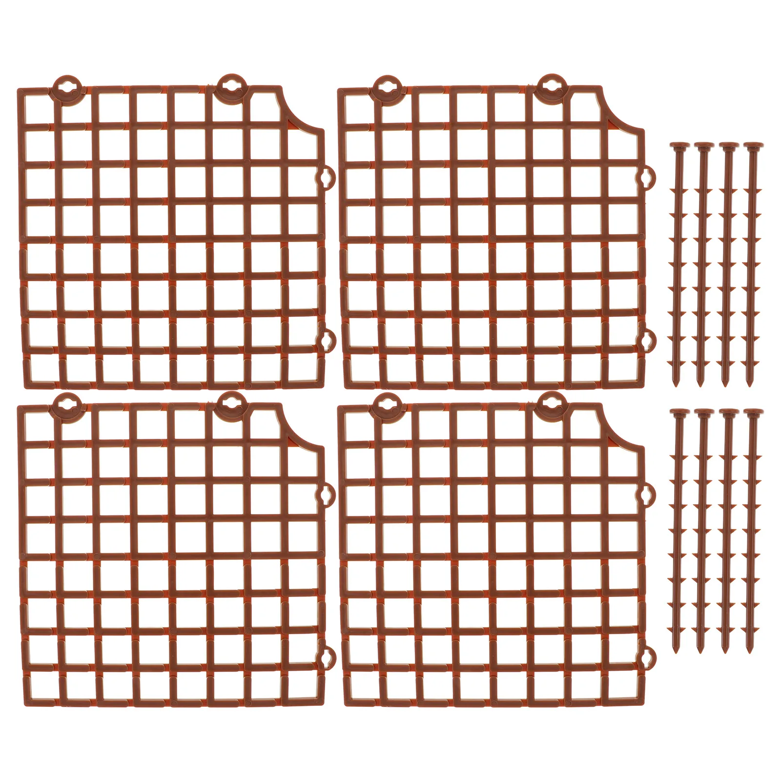 

Flower Pot Cover Plant Grid Guard Cuttable Childproof Indoor Pots Waterproof Durable Garden Flowerpot Plastic Protector
