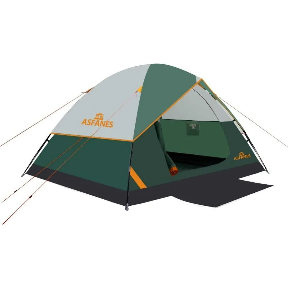 

4 Person Tents for Camping Waterproof, Backpack Double Layer Camping Tents, Perfect Picnics, Fishing and Backyard Camping