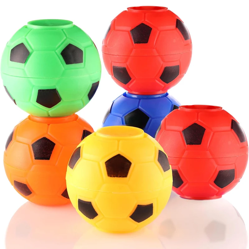 20PCS Soccer Ball Fidget Spinner Stress Relief For Kids Anxiety Toys Cool Gadgets Party Favors Classroom Prizes Small Toys Gifts