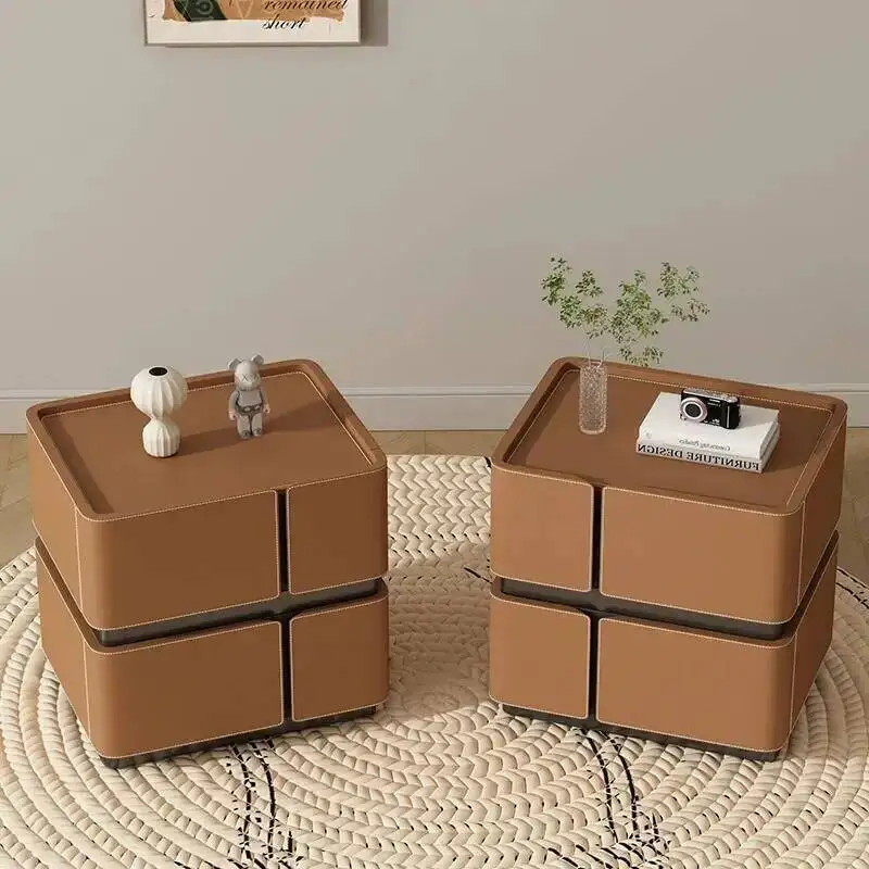 العصرية الحديثة مجموعة طاولة ليلية 2 من الشمال بسيط تخزين طاولة السرير الفاخرة الإيطالية كوموديني كاميرا Letto أثاث غرفة نوم #3