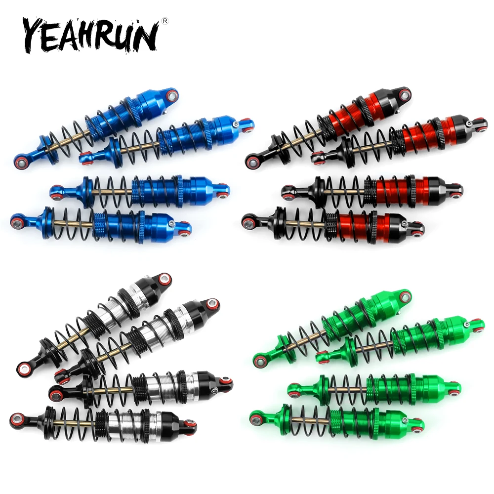 

YEAHRUN 1 комплект амортизаторов из алюминиевого сплава для Traxxas 1/16 Mini Maxx 2S, детали для обновления радиоуправляемого автомобиля