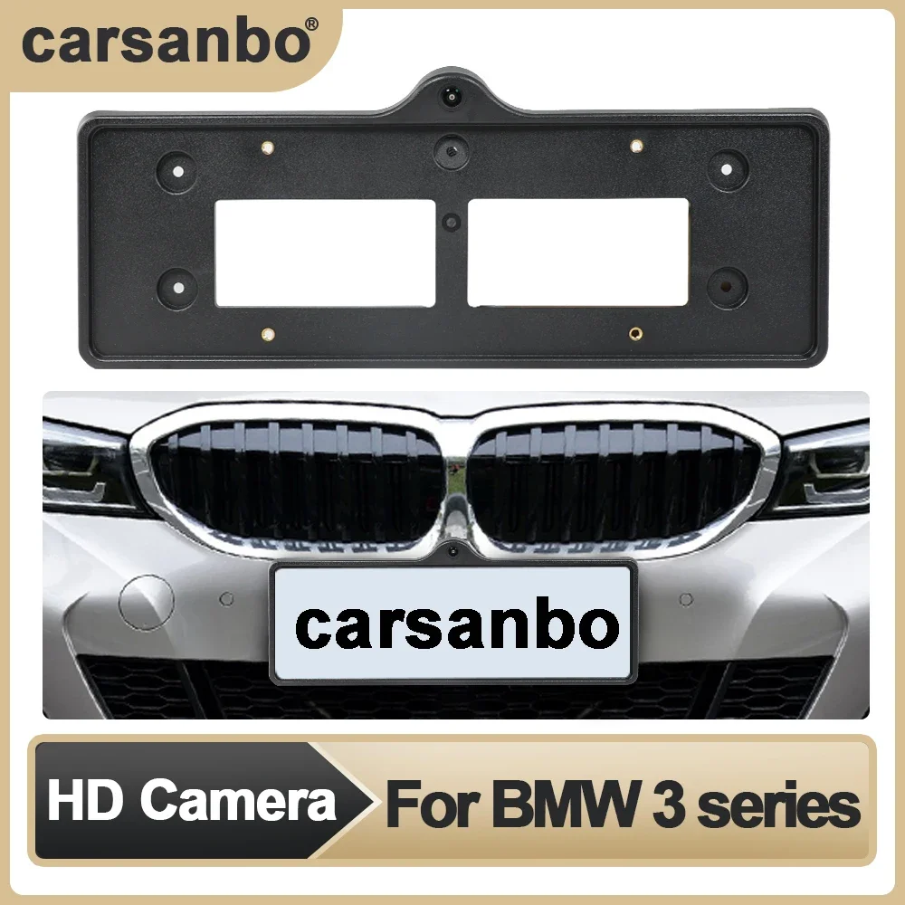 

Carsanbo Car Front View OEM Camera HD Night Vision Camera Fisheye Wide Angle 150° Parking Monitoring System for BMW 2020 3 Serie
