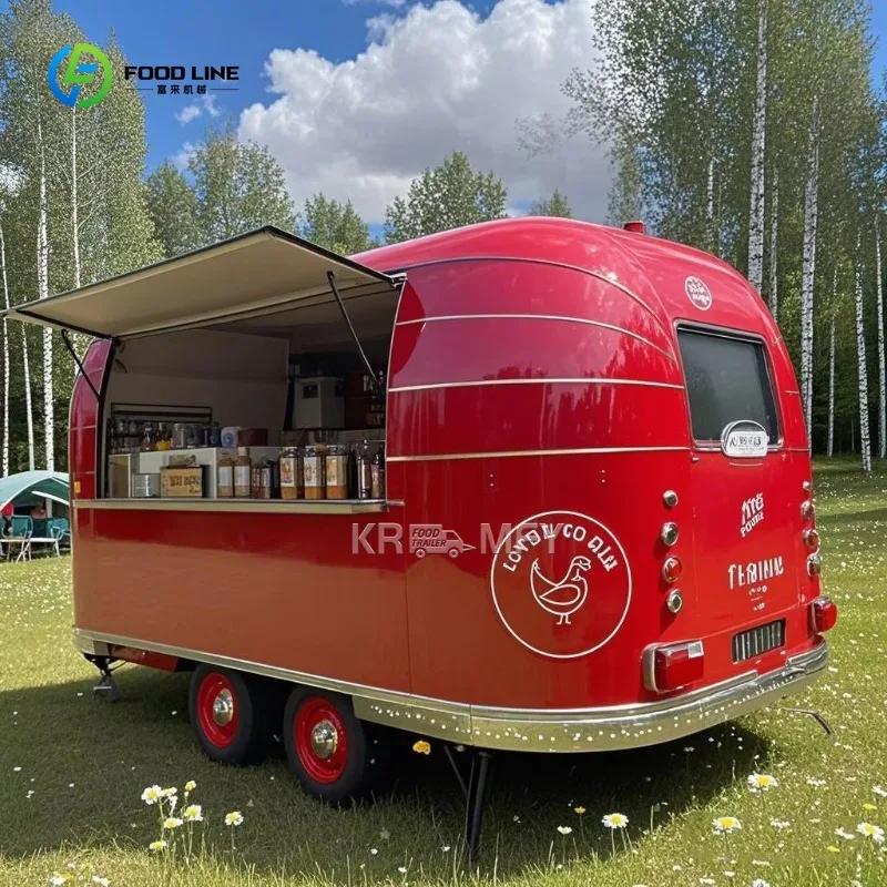 Cina Fabbrica produceFood Hamburger Patatine fritte Crepe Bubble Tea Gelato Caffè Food Truck