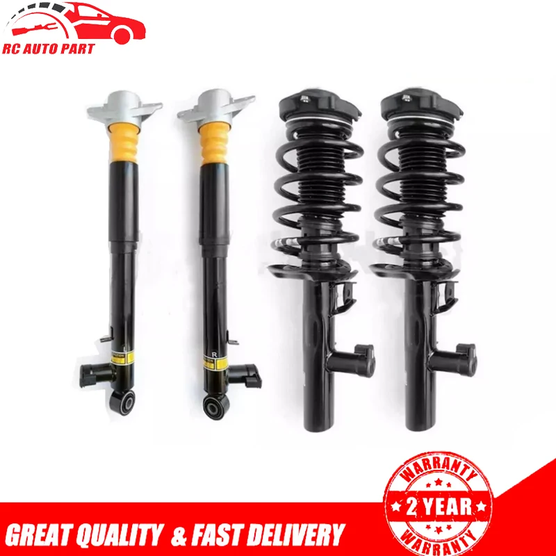 4x Front Rear Shock Struts Electric For Volkswagen Passat CC Golf VI EOS Sharan