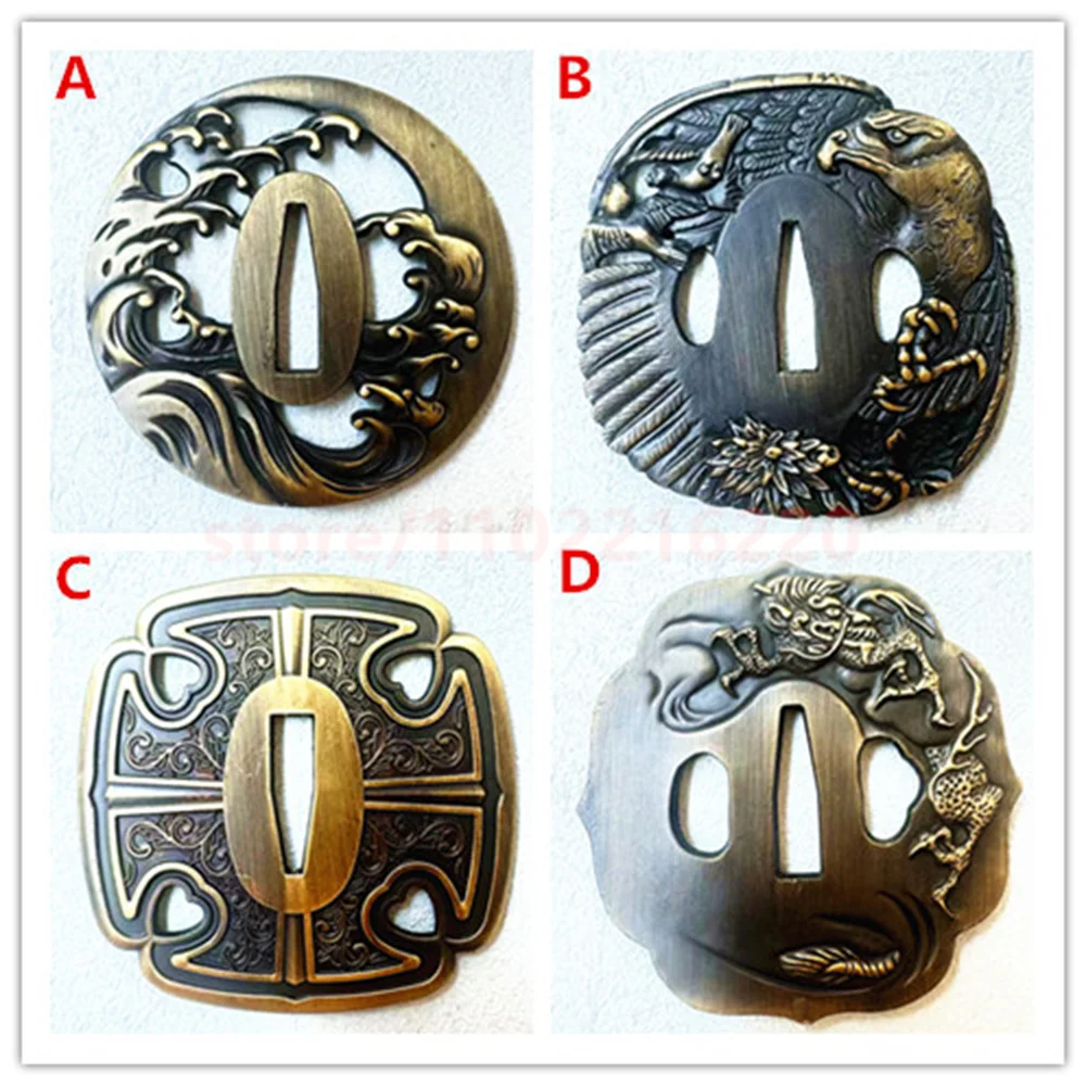 

Чудесная защитная накладка из сплава Tsuba для японской искусственной кожи, детали хорошего качества