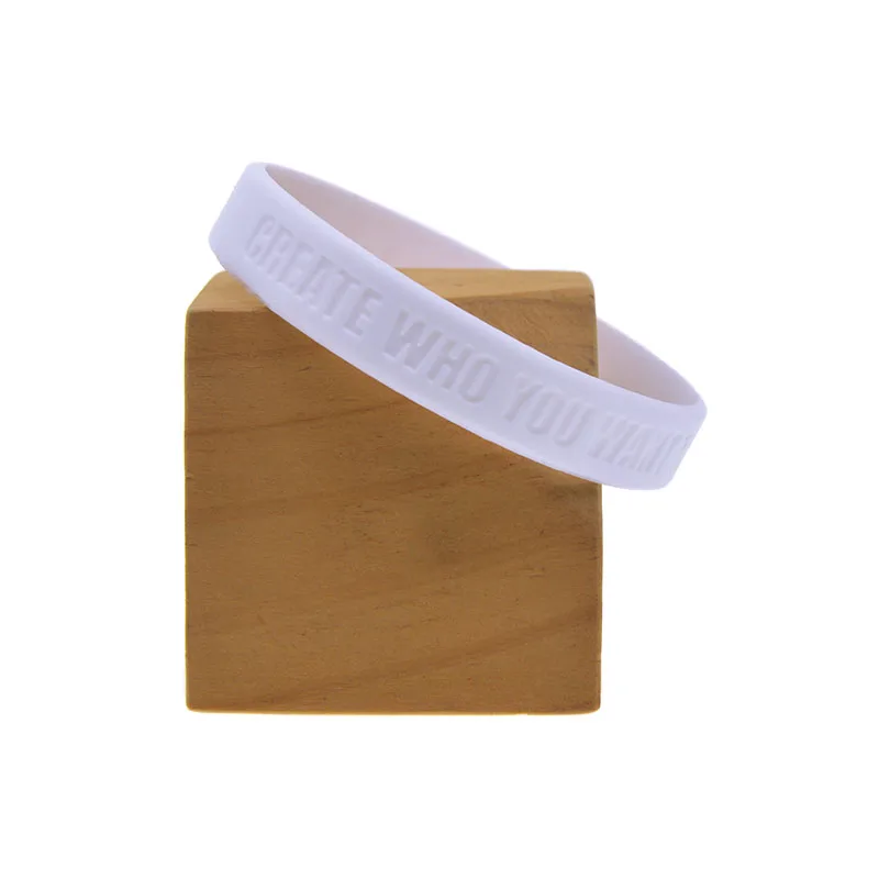 50 Pcs Silicone Wristbands 'Greatness Is a Choice' Motivational Quote Outdoor Sport Band 4 Colors