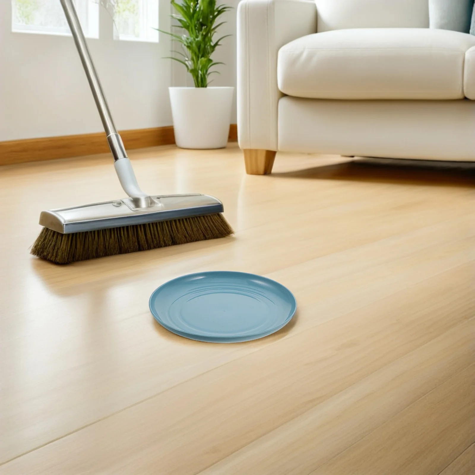 

12Pcs Cat Food Bowls Wide Shallow Non-Slip Wheat Straw Plates Easy Clean Feeding Set for Longhaired Cats Eco Friendly