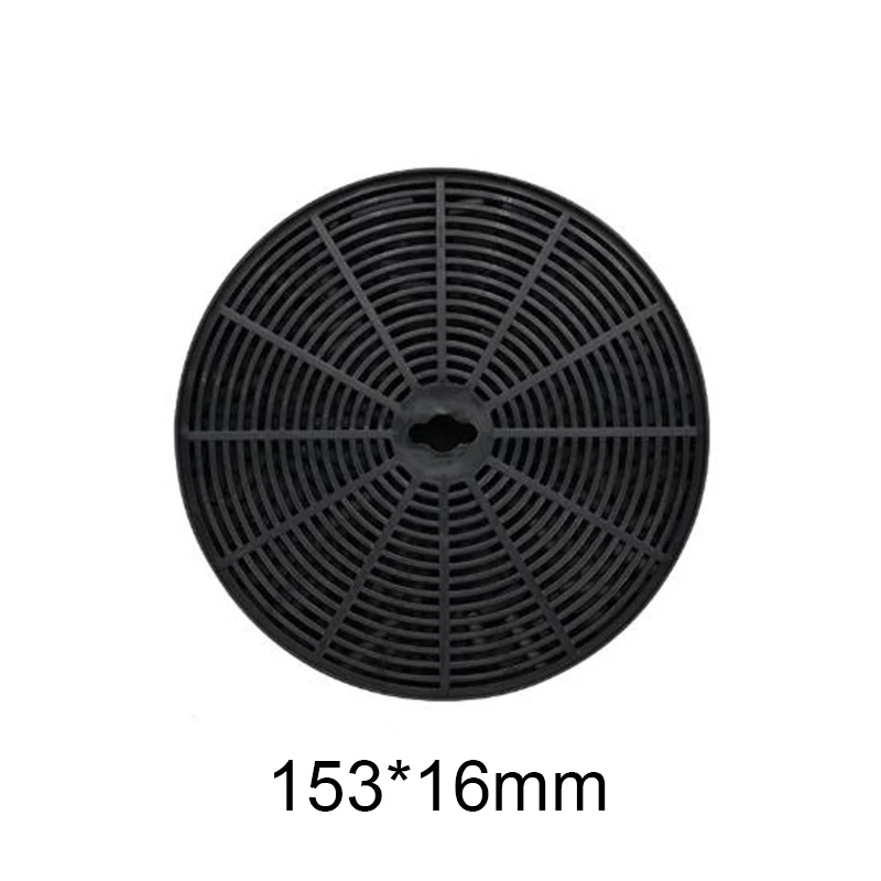 153*16 มม.ตัวกรองคาร์บอนที่เปิดใช้งานสําหรับห้องครัวเครื่องดูดควันอุปกรณ์เสริม 2PCS เครื่องใช้ในครัว Range Hood อะไหล่