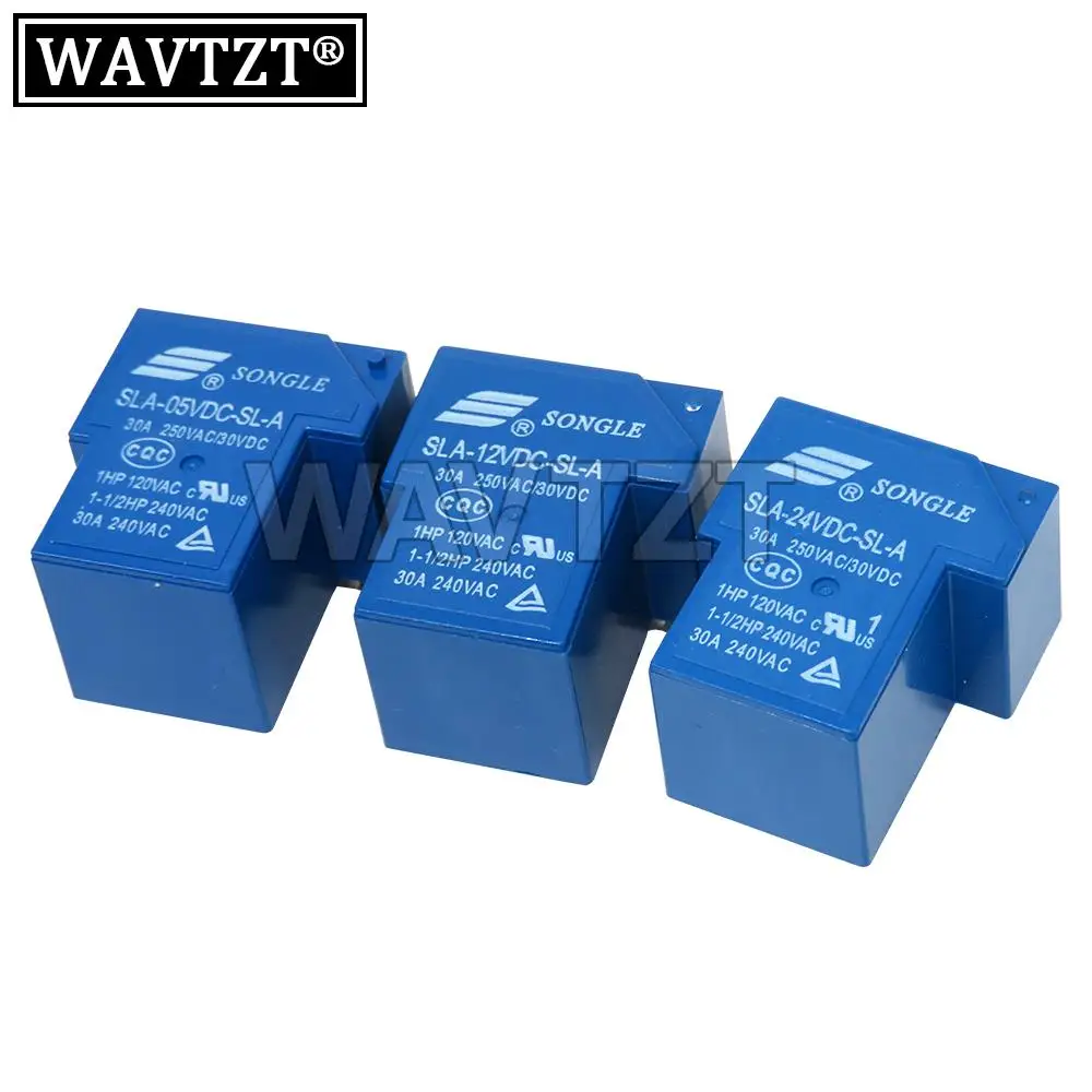 5PCS High-Quality Relay SLA-05 09 24 12VDC-SL-A 4PIN 5Pin 5V 9V 24V 12V SLA-05VDC-SL-A SLA-09VDC-SL-A SLA-12VDC-SL-A