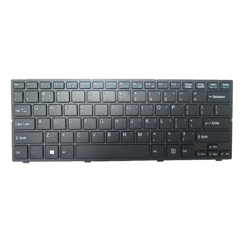 Laptop Keyboard For Medion AKOYA E11202 MD63670 MD63860 Portugal PO/United States US Black With Frame New