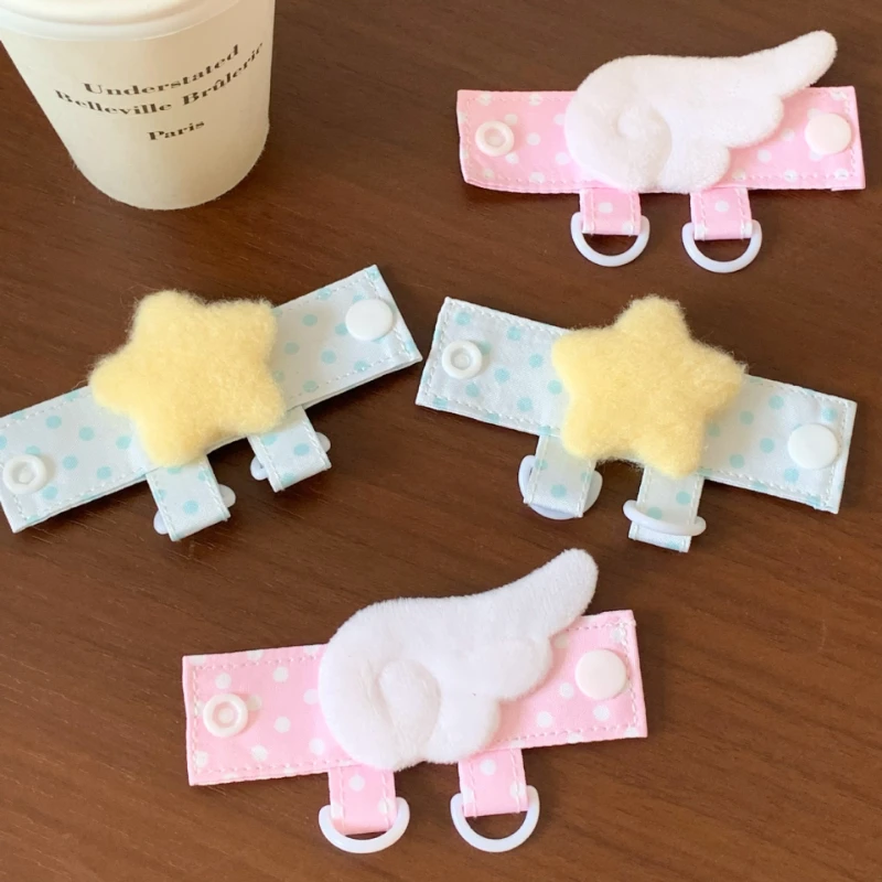 Plush Star Heart Angel Wings Pendant Student DIY Accessories Sweet Cute Bag Decor Pendants Mini Keychain Creative Handmade Gifts