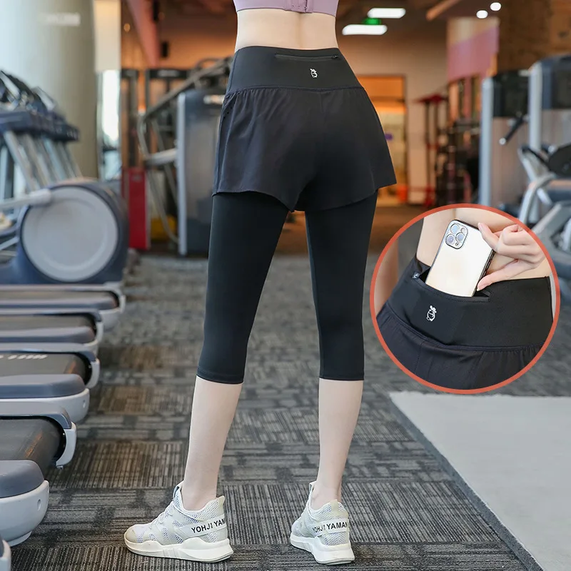 Plus Size Women Sport Pant 2in1 Quickly Dry Elastic Legging Sweatpants Summer Running Jogger Fitness Gym Workout Casual Pant 4XL