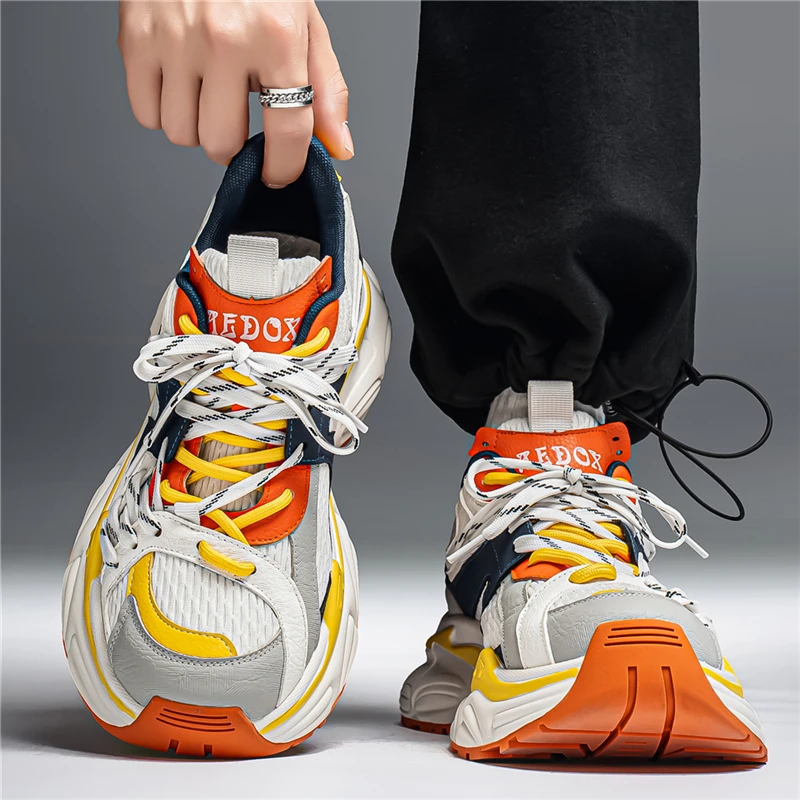 Comfortable Shockproof Mesh Men Athletic Sneakers Durable Non-Slip Running Shoes for Gym Jogging Daily Outdoor Sport