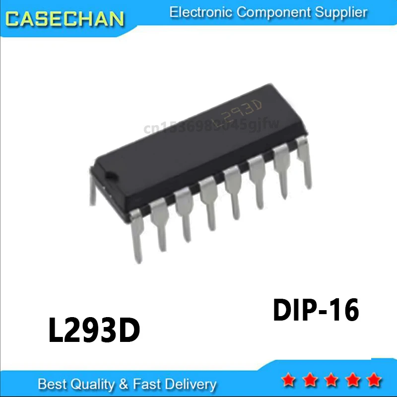 5PCS Neue und Original DIP-16 L293 L293D