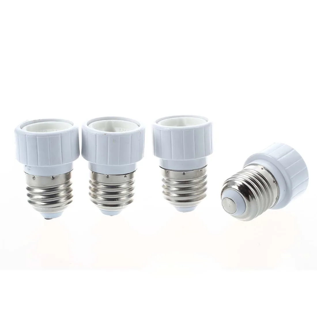 A50I 4X E27 To GU10 LED Light Socket Adapter Socket Adapter Lamp Bulb Converter White