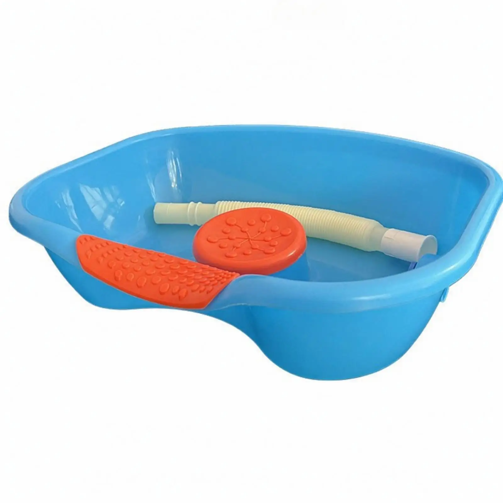 Portable Bed Hair Washing Basin Eco Friendly Plastic Shampoo Tray with Drain Hose for Home Salon Use