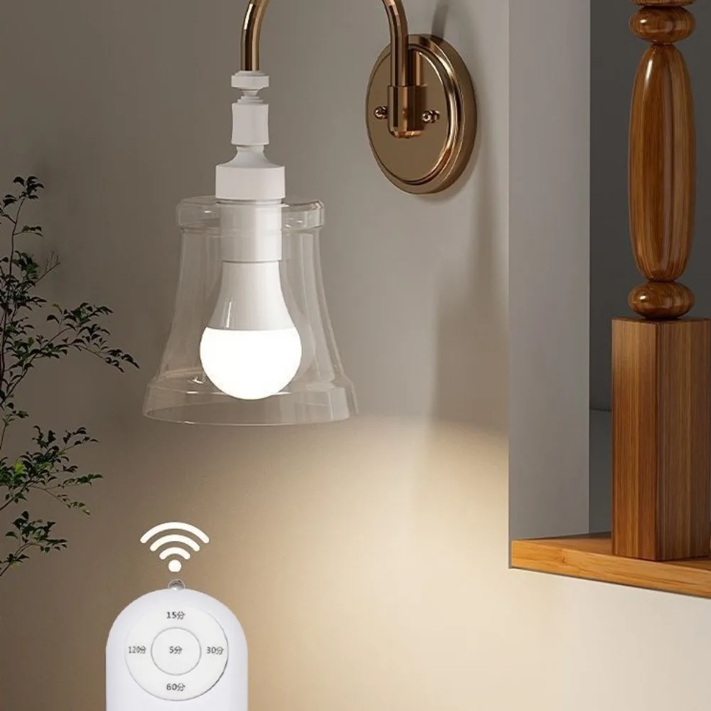 

Durable E27 Smart Timer Switch Lamp Holder Wireless Remote Control AC85-265V Lamp Base Household Timer Switch Smart Bulb Holder