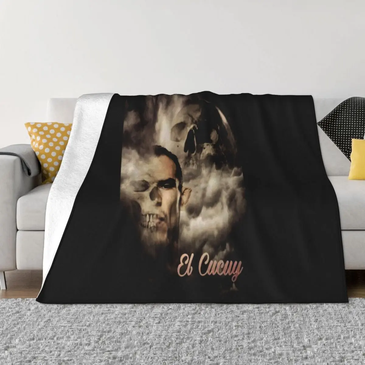 Freeship Tony Ferguson El Cucuy Kungfufrogmma Black Full Size Adults Casual Fitness Throw Blanket