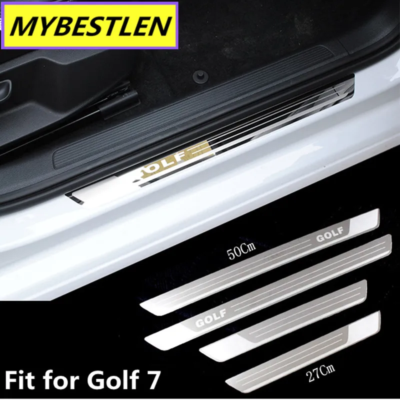 Excellent New For VW Volkswagen Golf 7 MK7 GOLF 6 MK6 2013 2014 2015 accessories Stainless steel Door sill plate car styling