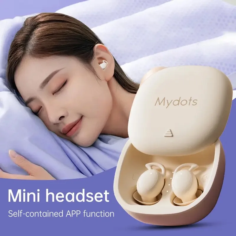 2024 Wireless Sleepbuds Bluetooth Sleeping Earbud Earphones Mini Invisiable Comfortable Noise Blocking Headphones TWS Headset