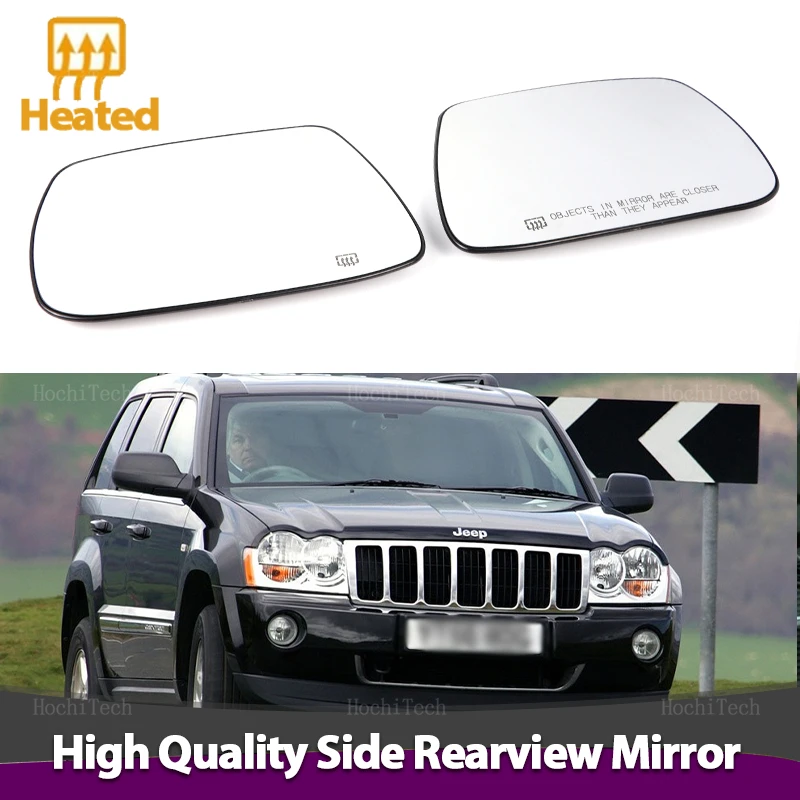 

Для Jeep Grand Cherokee 2005-2010 5142875AA, CH1324102 5142874AA, CH1325102 левое или правое зеркальное боковое зеркало с подогревом