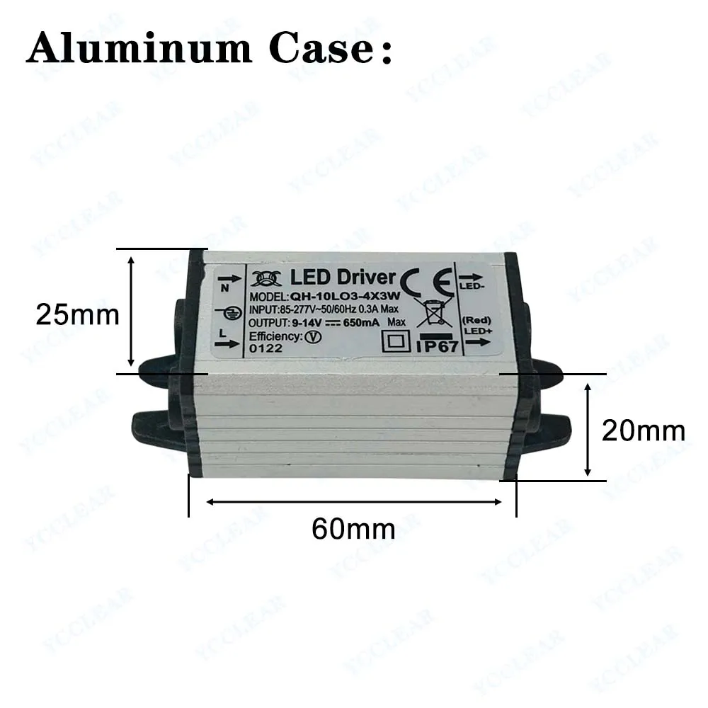 LED Driver 3W 6W 7W 8W 9W 10W Constant Current 300mA 450mA 600mA 900mA Lighting Transformer For 3 6 7 8 9 10 Watt Power Supply