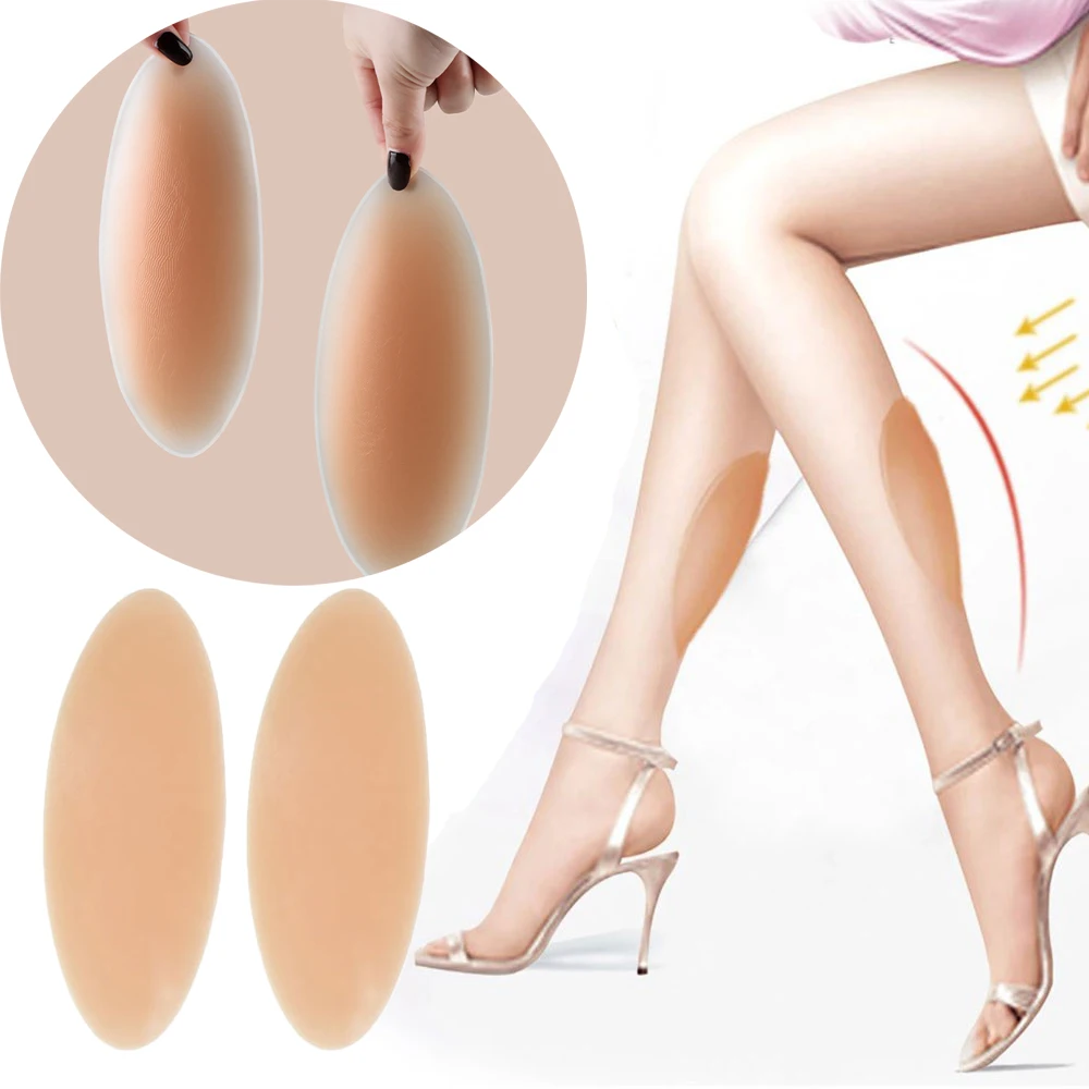

1 пара-10 пар силиконовых накладок для ног, подушечки для коррекции кривых тонких ног, аксессуары для красоты тела
