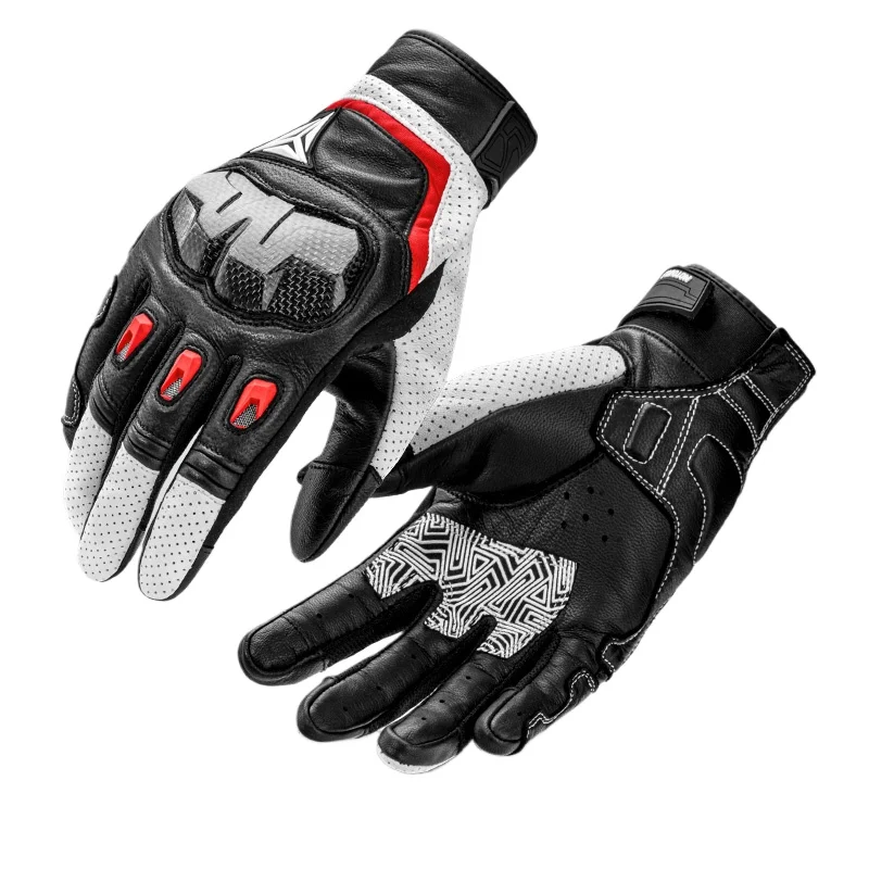 

MOTOwolf женские мотоциклетные перчатки с полным пальцем, осенне-зимние кожаные дышащие перчатки с защитой от падения, локомотив, 4-сезонные