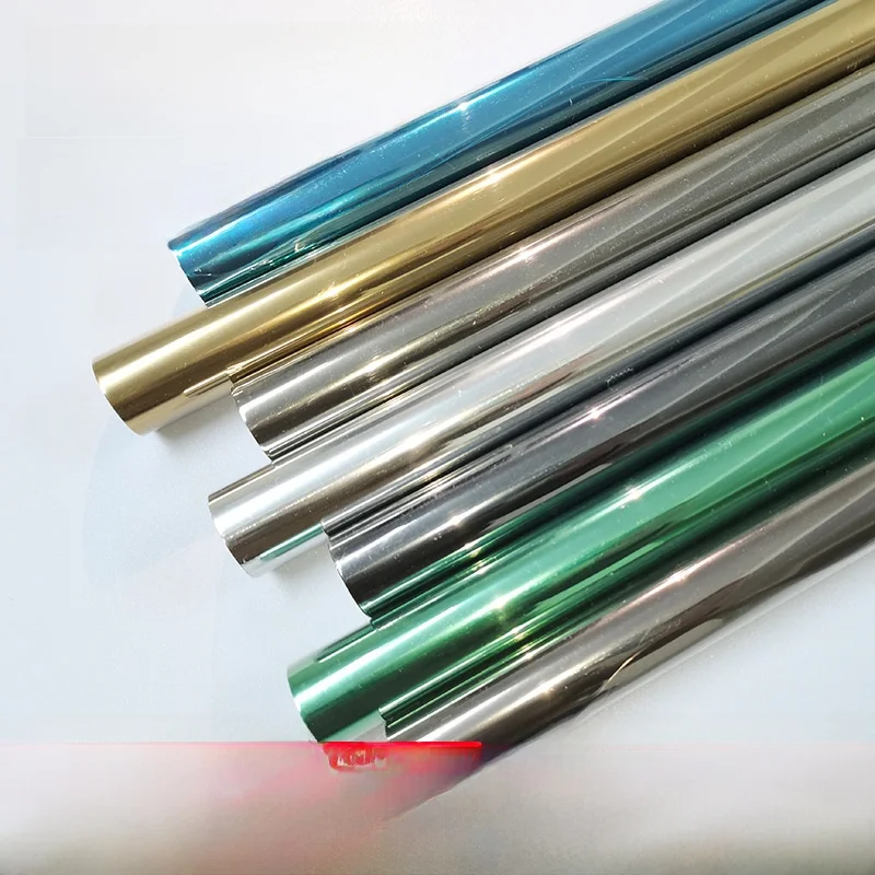 Heat Insulation Film One Way Perspective Glass Window Static Adhesive PVC Small Roll Sunscreen Light Blocking Sticker