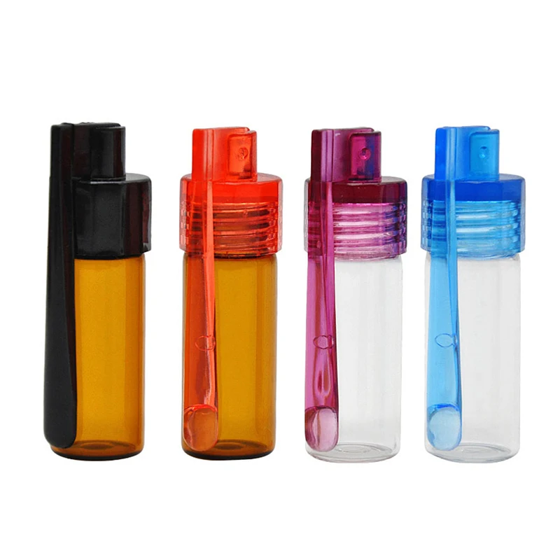 36mm/51mm Glass Bottle Botella Bullet Acrylic Pill Case New Glass Bottle