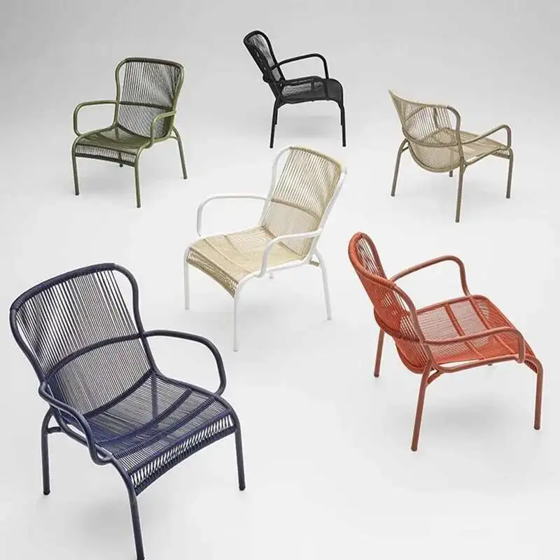 الحد الأدنى الفناء الخلفي حديقة الأثاث مجموعات خارج اكسسوارات الكبار تتحرك حديقة الأثاث مجموعات الروطان الإيطالية Mueble الديكور #6