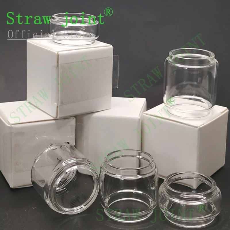 Strohverbindung, 5 Stück, klare Glühbirne, Glasbasis für Expromizer V4 Sherman V2 V3 Petri 22 24 SR-11 Mini