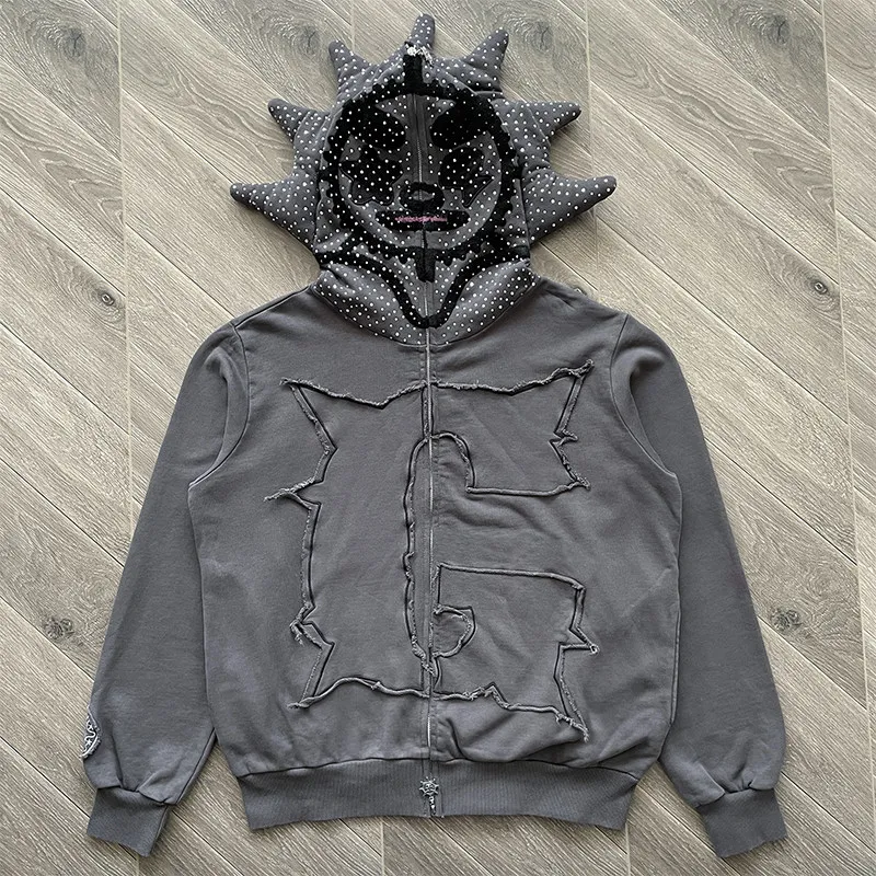 Glo Gang Man Rhinestone Hoodie - AliExpress 200000343