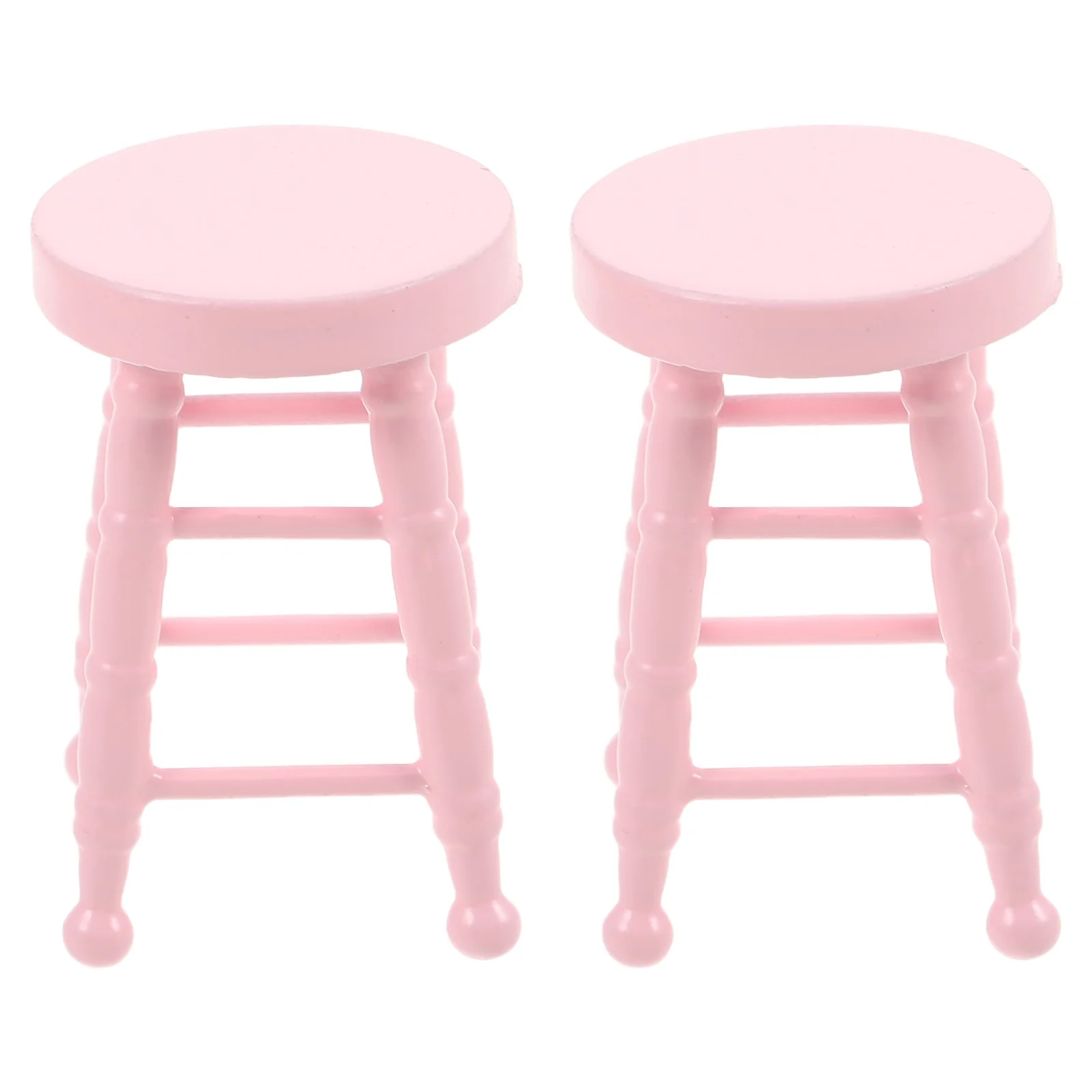 미니어처 가구 모델 장난감 원목 집 음식 놀이 의자 공예용