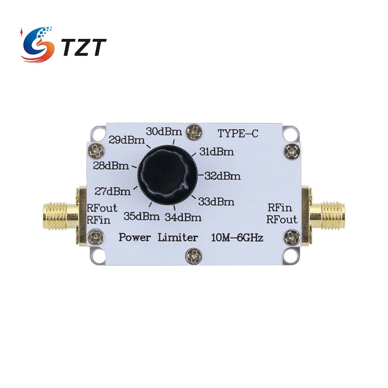 TZT 10MHz - 6GHz 27 - 35DBM Adjustable Bidirectional RF Limiter for Spectrum Analyzer RF Front-end Vector Network Protection