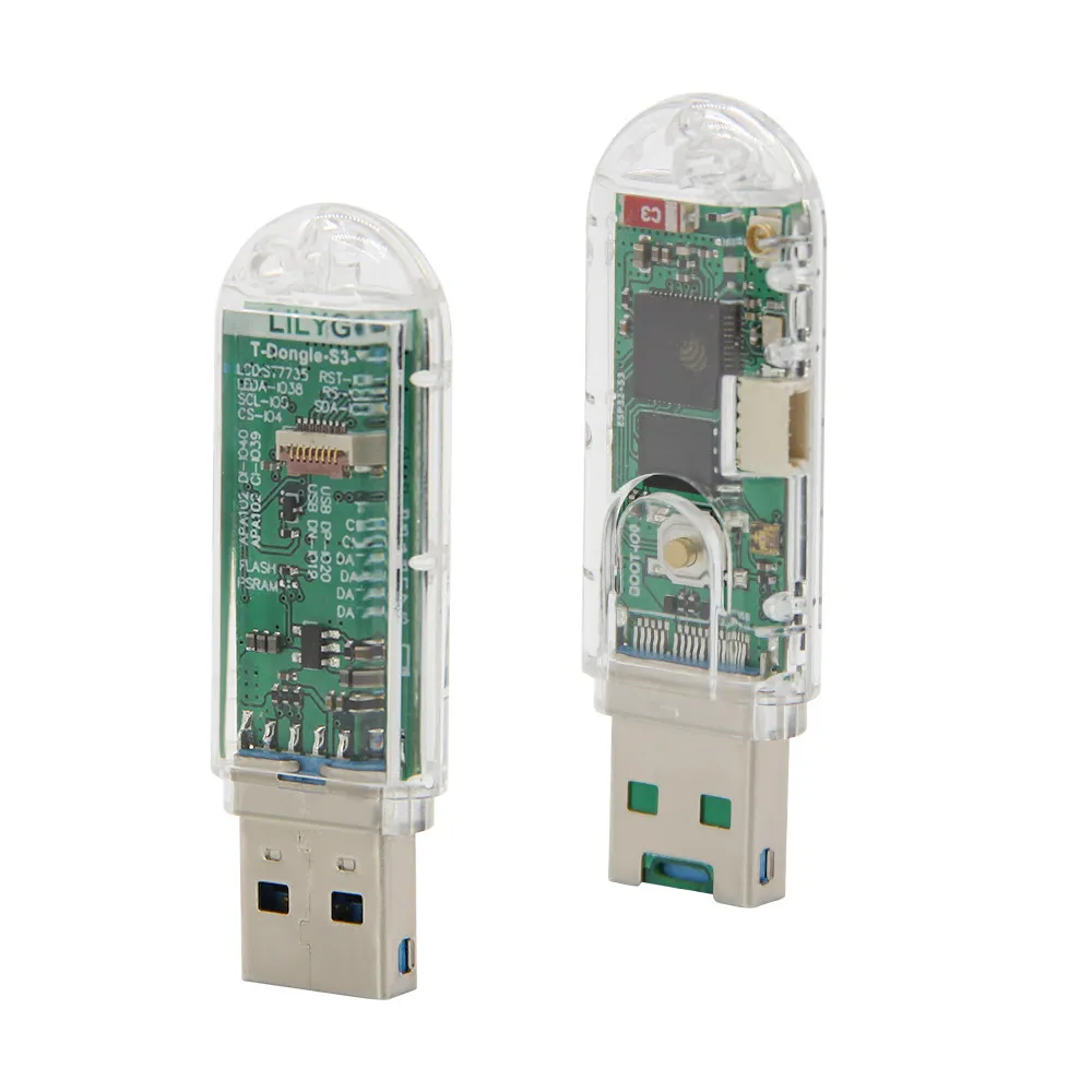 LILYGO® T-Dongle-S3 ESP32-S3 Development Board With Screen Dongle 0.96 inch ST7735 LCD Display Support WiFi Bluetooth TF Card