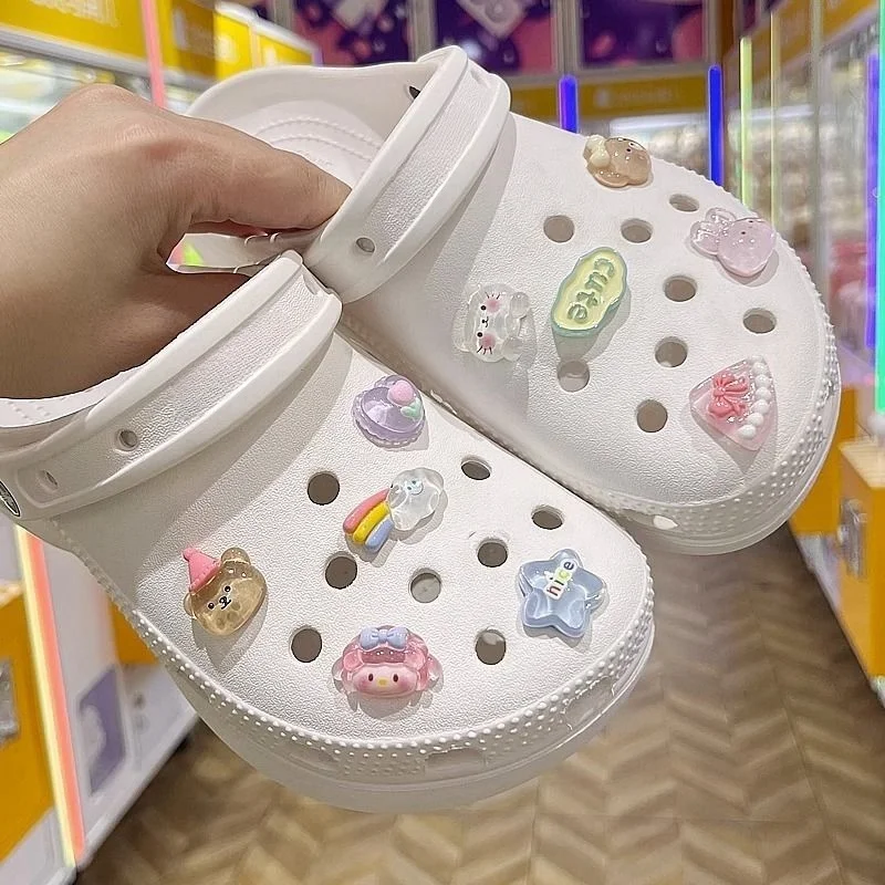 Hot Sale Hole Shoes Garden Shoes Accessories Cute ABS Plastic Cartoon Decoration Accessories Perfect for Youngsters' Shoes