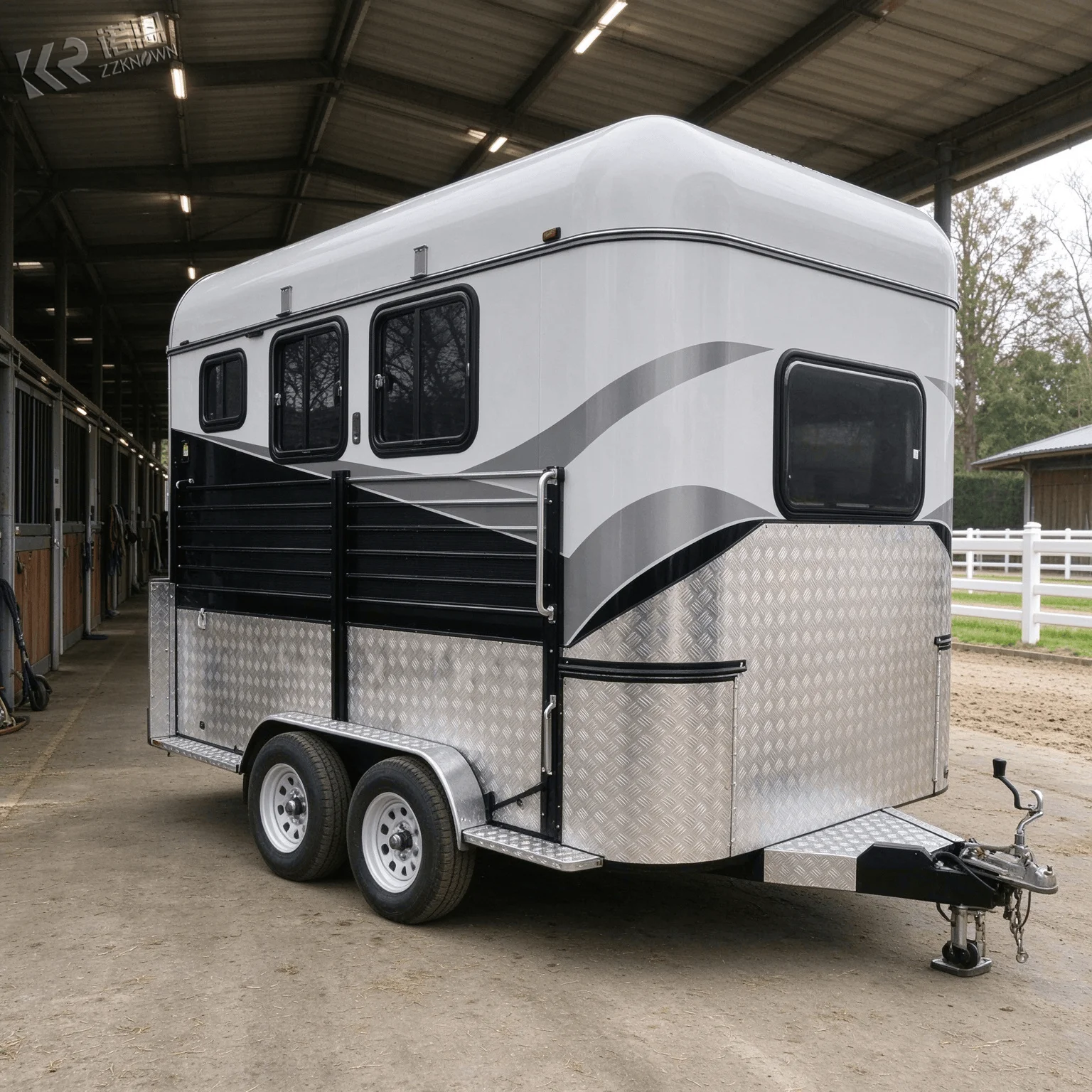Road Ready Horse Trailer For Extended Journeys Horse Transport Trailer For Equine Relocation